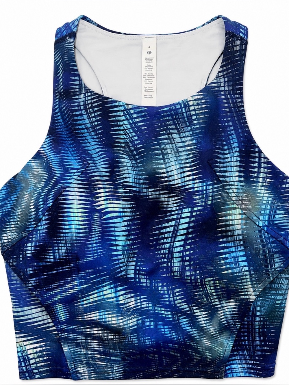 Lululemon Invigorate Training Tank Top Shapeshifter Flux Blue | Size 4